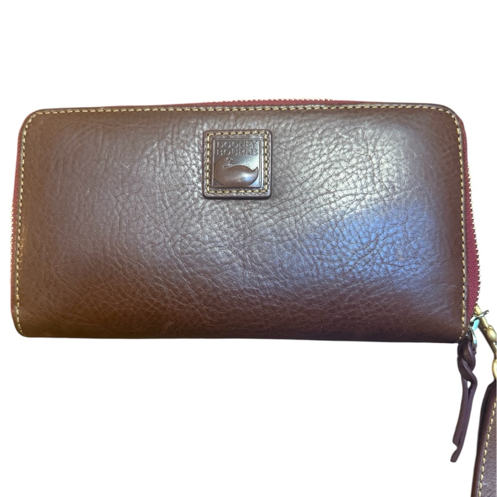 Dooney & Bourke brown wristlet